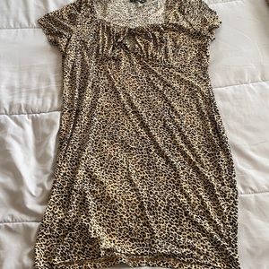 Leopard bodycon dress
